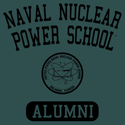 Blackout Navy Nuclear Power School Alumni - Orlando  - Ladies Slim Fit Poly-Rich Tee Design