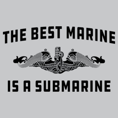 Blackout The Best Marine is a Submarine - Light Youth/Adult Ultra Performance Active Lifestyle T Shirt Design
