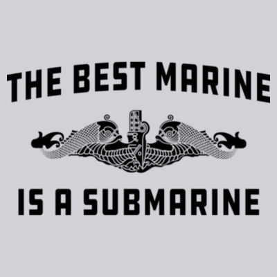 Blackout The Best Marine is a Submarine - Light Ladies Ultra Performance Active Lifestyle T Shirt Design