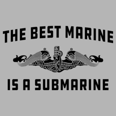 Blackout The Best Marine is a Submarine - Light Long Sleeve Ultra Performance Active Lifestyle T Shirt Design