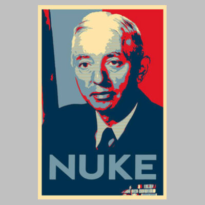 Rickover contemporary Nuke ~3" x 5" Decal Design