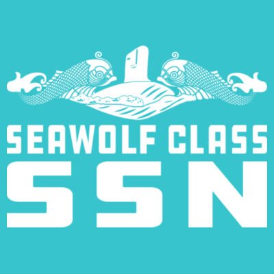Seawolf Class Fast Attack Submarine - Ladies' CVC T-Shirt Design