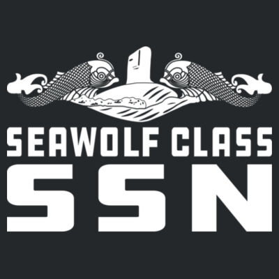 Seawolf Class Fast Attack Submarine - DryBlend™ 50 Cotton/50 DryBlend™Poly T Shirt Design