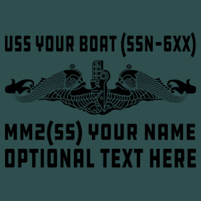 Custom: Los Angeles Class Attack Submarine - Light Youth/Adult Ultra Performance Active Lifestyle T  - Unisex Poly-Rich Tee Design
