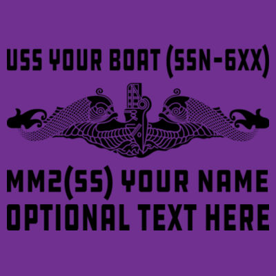 Custom: Los Angeles Class Attack Submarine - Light Youth/Adult Ultra Performance Active Lifestyle T  - Ladies Slim Fit V Neck Poly-Rich Tee Design