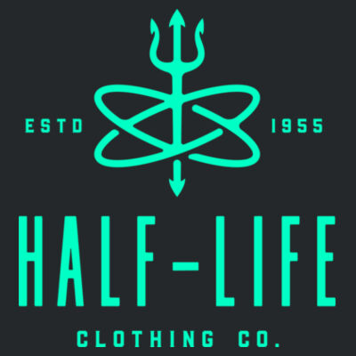 Half-Life Clothing Company (GITD) - DryBlend™ 50 Cotton/50 DryBlend™Poly T Shirt Design