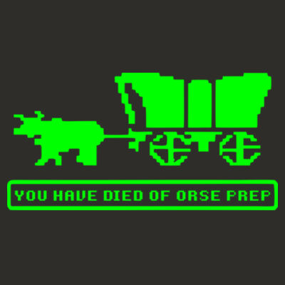 You Have Died of ORSE Prep (Lime) - Adult PCH Pullover Hoody Design