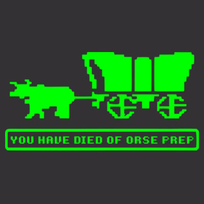 You Have Died of ORSE Prep (Lime) - Champion Reverse Weave® Pullover Hooded Sweatshirt Design