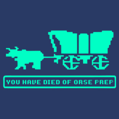 You Have Died of ORSE Prep  (GITD) - Champion Reverse Weave® Pullover Hooded Sweatshirt Design