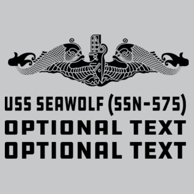 Blackout USS Seawolf (SSN-575) - Light Youth/Adult Ultra Performance Active Lifestyle T Shirt Design
