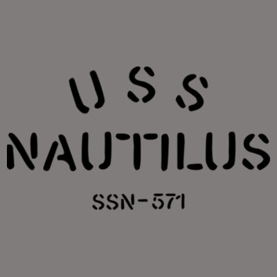 Blackout USS Nautilus - Adult Heavy Blend Heather Royal or Red 60/40 Fleece Crew (S) Design