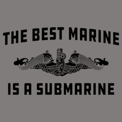 Blackout The Best Marine is a Submarine - Adult Heavy Blend™ 8 oz., 50/50 Hood (S) Design