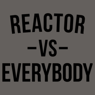 Blackout Reactor vs. Everybody - Unisex Poly-Rich Tee - Adult Heavy Blend™ 8 oz., 50/50 Hood (S) Design