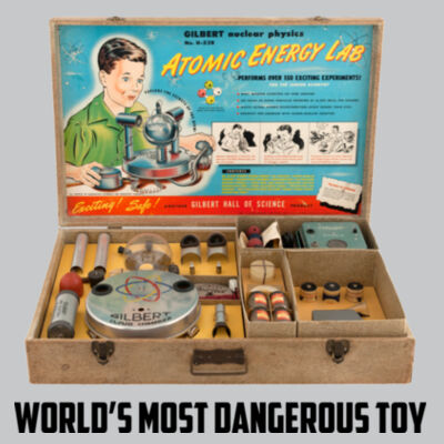 Atomic Energy Lab - World's Most Dangerous Toy - Light Youth/Adult Ultra Performance Active Lifestyle T Shirt Design