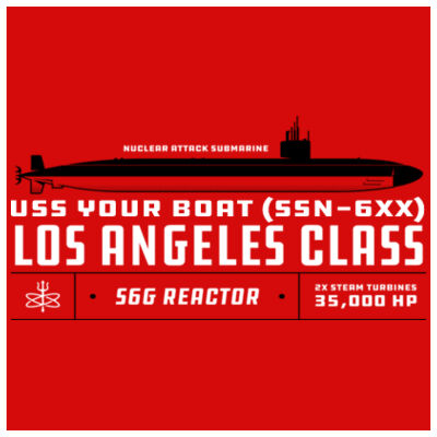 Custom Los Angeles Class - 3' x 5' Polyester Mesh Flag Horizontal Design