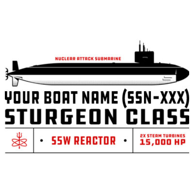Sturgeon Class Attack Submarine - Ceramic Stein with Gold Trim (HLCC) Design