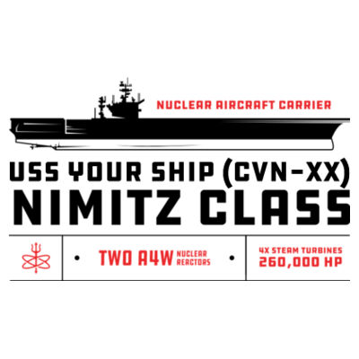 Nimitz Class Aircraft Carrier - Ceramic Stein with Gold Trim (HLCC) Design