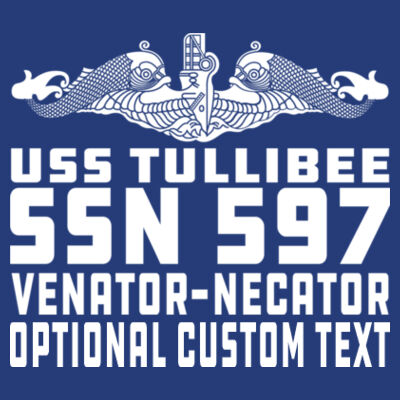 USS Tullibee (SSN-597) - Unisex CVC Crew Design