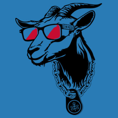 Rickover is the GOAT of Navy Nuclear Power - Adult Heavy Blend Heather Royal or Red 60/40 Fleece Crew (S) Design