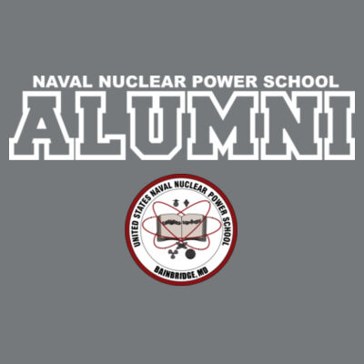 Naval Nuclear Power School Bainbridge Alumni (Horizontal)  - Ladies' Triblend Short Sleeve T-Shirt Design