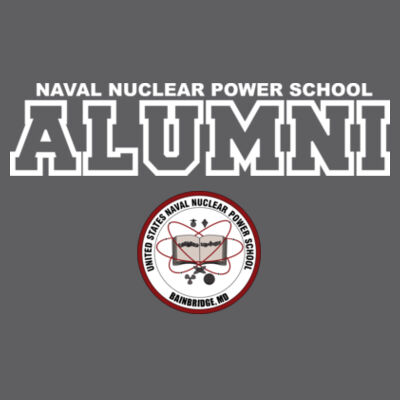 Naval Nuclear Power School Bainbridge Alumni (Horizontal)  - Triblend Short Sleeve T-Shirt Design