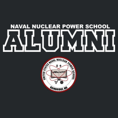 Naval Nuclear Power School Bainbridge Alumni (Horizontal)  - DryBlend™ 50 Cotton/50 DryBlend™Poly T Shirt Design