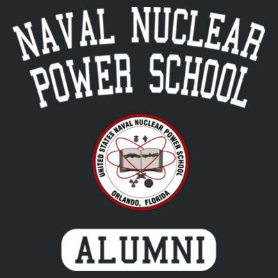 Naval Nuclear Power School Orlando Alumni (Vertical) - DryBlend™ Pullover Unisex Hooded Sweatshirt Design