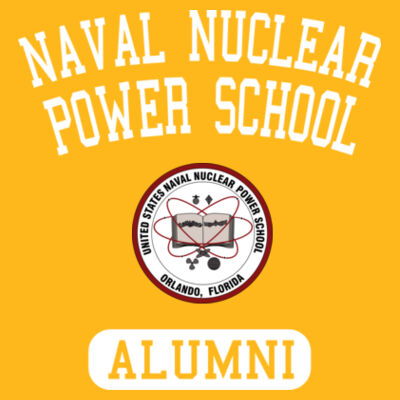 Naval Nuclear Power School Orlando Alumni (Vertical) - DryBlend™ 50 Cotton/50 DryBlend™Poly T Shirt Design
