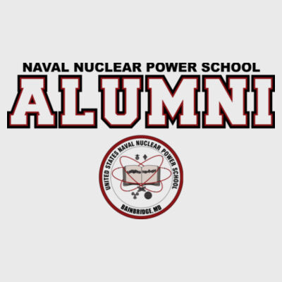 Naval Nuclear Power School Bainbridge Alumni (Horizontal)  - (S) Long Sleeve Cooling Performance Crew Light Color Shirt Design