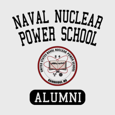 Naval Nuclear Power School Bainbridge Alumni (Vertical)  - (S) Long Sleeve Cooling Performance Crew Light Color Shirt Design