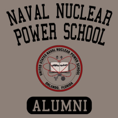 Naval Nuclear Power School Orlando Alumni (Vertical) - (S) Unisex Tri-Blend Three-Quarter Sleeve Baseball Raglan Tee Design