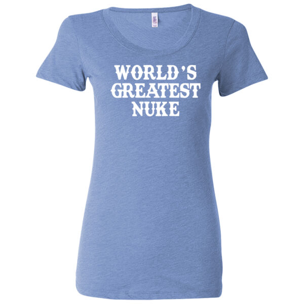 World's Greatest Nuke - Ladies' Triblend Short Sleeve T-Shirt Thumbnail