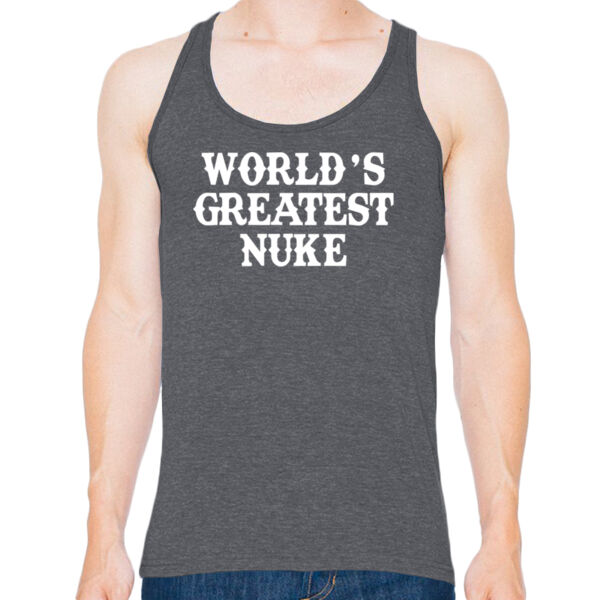 World's Greatest Nuke - American Apparel Adult Triblend Tank Thumbnail