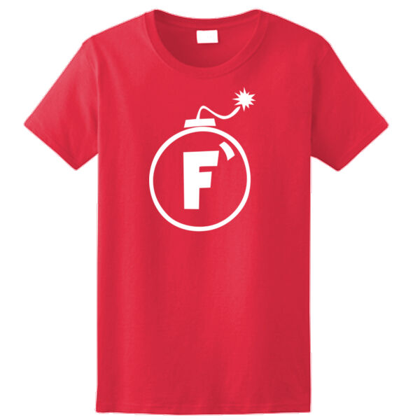 F Bomb - Ladies Ultra Cotton™ 100% Cotton T Shirt Thumbnail
