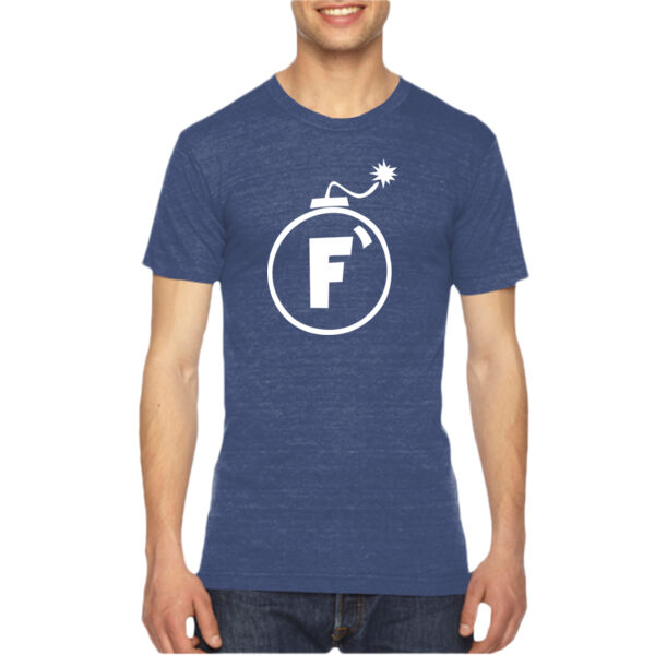 F Bomb - Unisex American Apparel Triblend T-Shirt Thumbnail