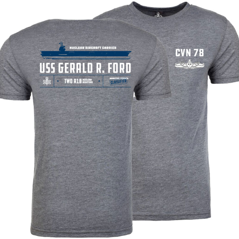 USS Gerald R. Ford Shirt Triblend Shirt Thumbnail