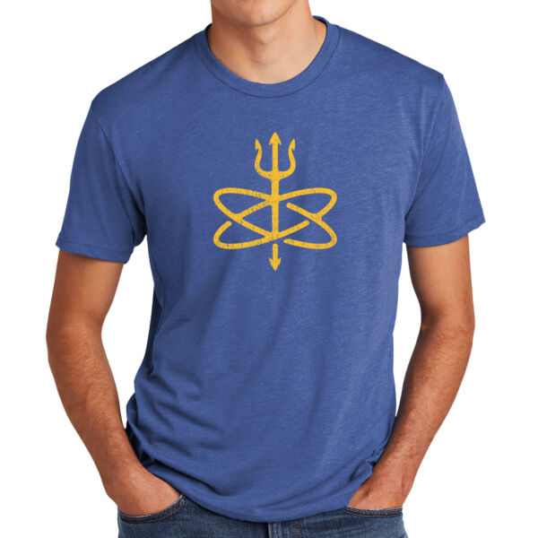 Atomic Trident of Poseidon - Men's Triblend Crew Thumbnail