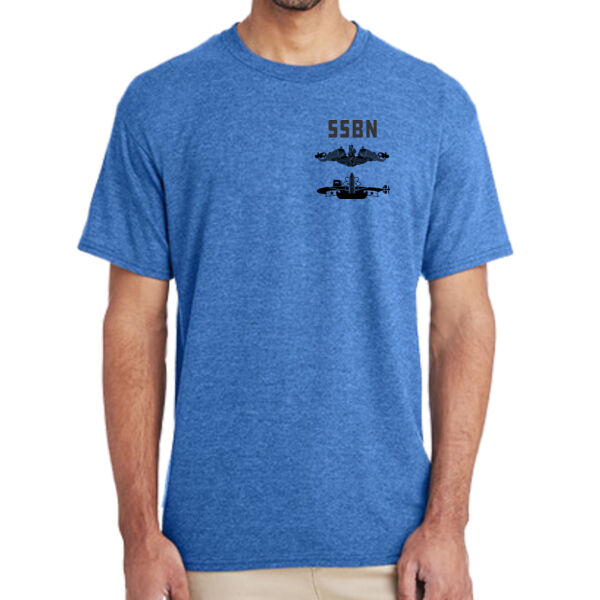 Ohio Class Ballistic Submarine - (S) Adult 5.5 oz Cotton Poly (35/65) T-Shirt Thumbnail