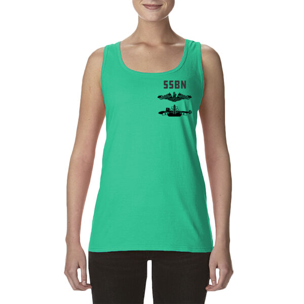 Ohio Class Ballistic Submarine - Ladies' Softstyle®  4.5 oz. Racerback Tank (S) Thumbnail