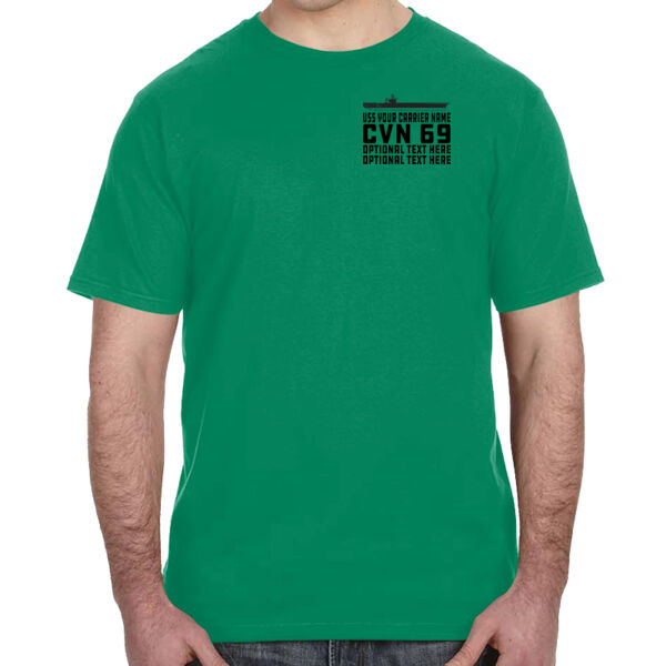 Custom: Nimitz Class Aircraft Carrier (Carrier) - Lightweight T-Shirt Thumbnail