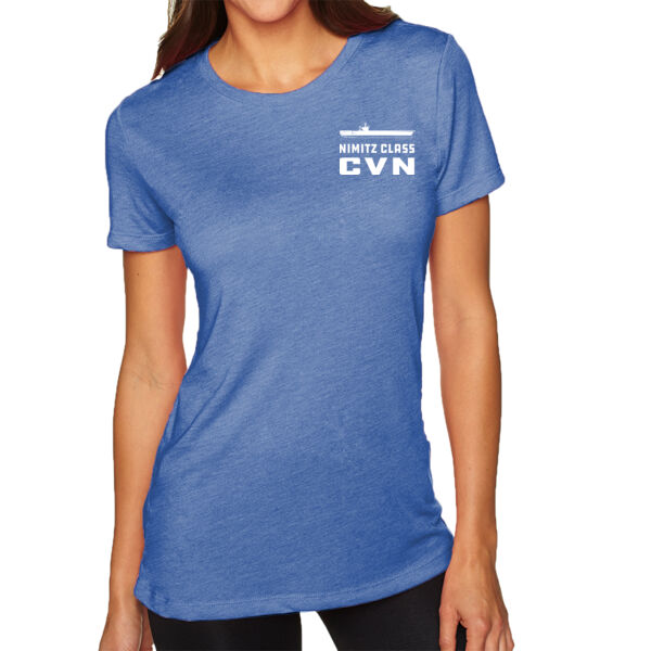 Nimitz Class Aircraft Carrier (Carrier) - Ladies' Triblend Crew Thumbnail