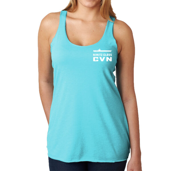 Nimitz Class Aircraft Carrier (Carrier) - Ladies' Triblend Racerback Tank Thumbnail
