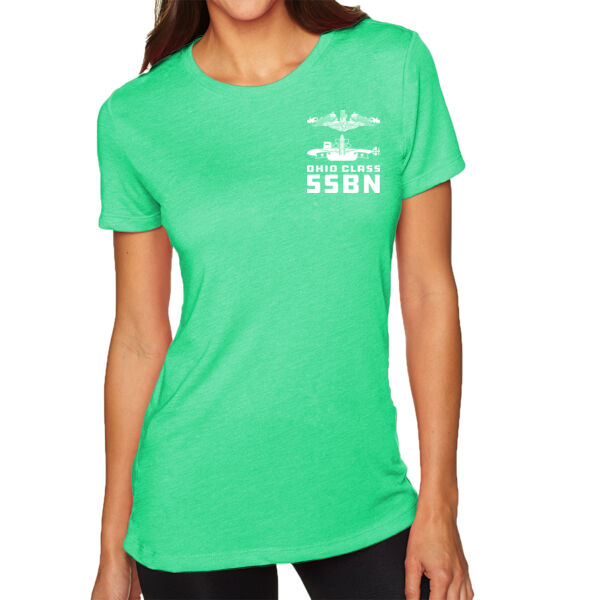 Ohio Class Ballistic Submarine - Ladies' Triblend Crew Thumbnail