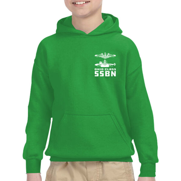 Ohio Class Ballistic Submarine - Heavy Blend™ Youth 8 oz., 50/50 Hood Thumbnail
