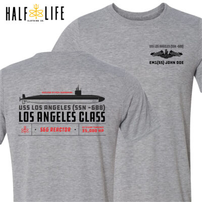 Custom: Los Angeles Class Attack Submarine - Light Youth/Adult Ultra Performance Active Lifestyle T Shirt Thumbnail