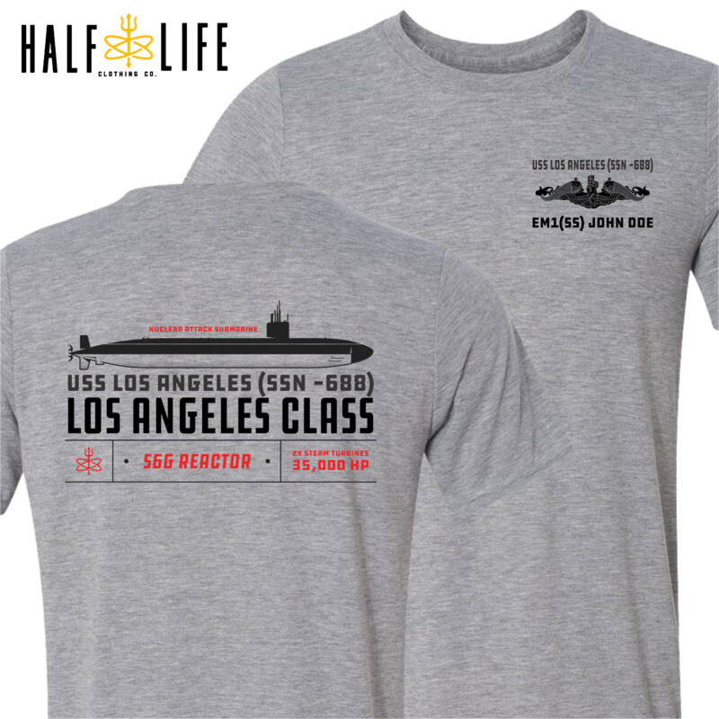 Custom: Los Angeles Class Attack Submarine - Light Youth/Adult Ultra Performance Active Lifestyle T Shirt Thumbnail