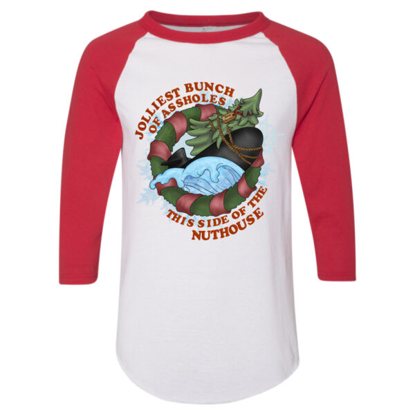 Submariners - Jolliest Bunch of Assholes this side of the Nuthouse - Adult 3/4-Sleeve Baseball Jersey (S) Thumbnail