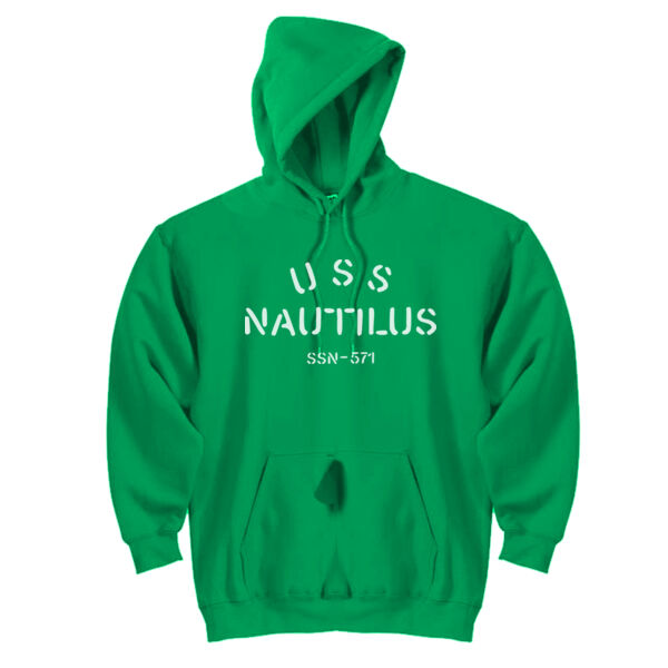 USS Nautilus - Underway on Nuclear Power - DryBlend™ Pullover Unisex Hooded Sweatshirt Thumbnail