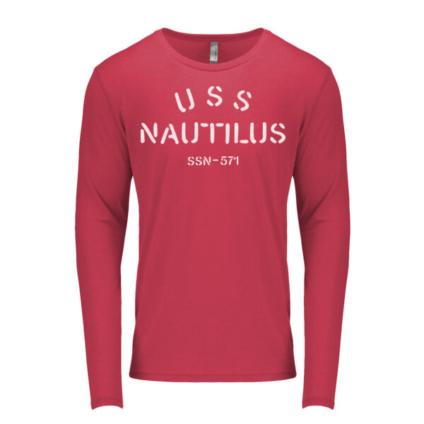 USS Nautilus - Underway on Nuclear Power - Men's Triblend Long-Sleeve Crew Thumbnail