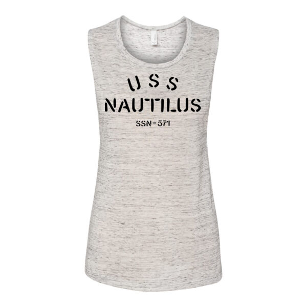 USS Nautilus - Underway on Nuclear Power - Bella Flowy Scoop Muscle Tank (S) Thumbnail
